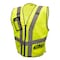 212 Performance Hi-Vis Safety Vest M Class 2 U Back, , Zipper ID Window VSTPERF-8809 - alternate 1